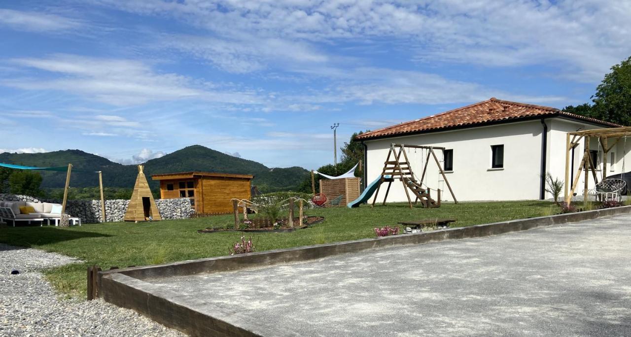 Villa Jacuzzi, Terrain De Petanque Et Aire De Jeux Vue Sur Les Pyrenees Seilhan Dış mekan fotoğraf